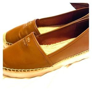 Coach - Brown Leather Espadrilles. Basically New